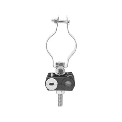 SYSCOM TOWERS KITST68MCLICK1 KIT de Un Sujetador de plastico para dos cables de 6 a 8 mm con todo y hardware de instalacion en tubos de 1 1/4 in