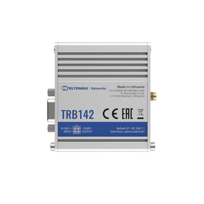 Teltonika TRB142 Gateway Industrial LTE 4G a Puerto Serial RS232