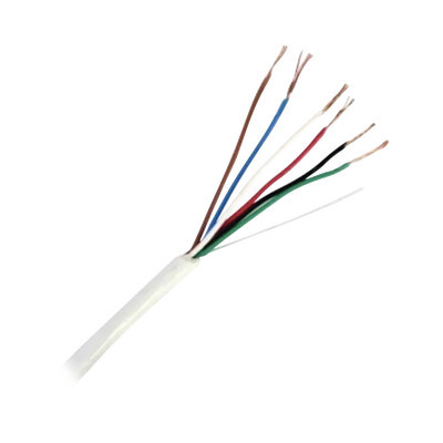 VIAKON 92-62 Bobina de Cable de 152 Metros de 6 x 20 AWG / BLINDADO / Color BLANCO / Aplicaciones en Control de Acceso Audio e Instrumentacion