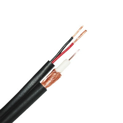 VIAKON 9601-S Cable RG6 con 2 Cables Calibre 18 para Alimentacion 305 Metros Malla del 96% / Intemperie