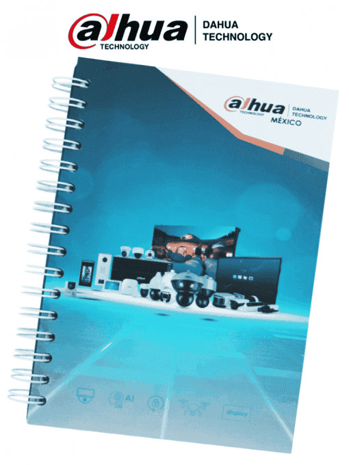 DAHUA DHT3010034 TVC MATPRO013 - Cuaderno de Trabajo 100 Hojas/ con Logotipo Marca Dahua/ Promocional