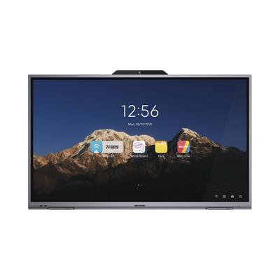 HIKVISION DS-D5B65RB/B Pantalla Interactiva Touch de 65" Android 8.0 / Camara Web 8 MP / Resolucion 4K / Bocinas Integradas / Entradas HDMI y VGA / Incluye 2 Lapices para Escribir