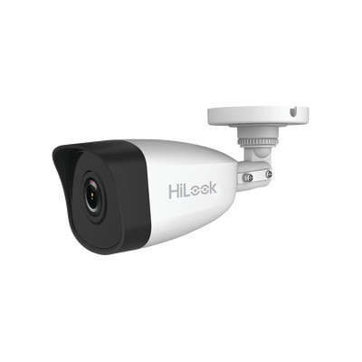 HiLook by HIKVISION IPC-B121H(C) HiLook Series / Bala IP 2 Megapixel / 30 mts IR / Exterior IP67 / PoE / dWDR / Lente 2.8 mm / H.265
