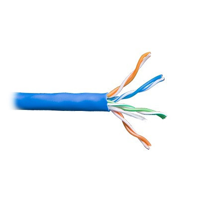 HONEYWELL HOME RESIDEO 6330-1106/1000 Bobina de cable de 305 metros UTP Cat5e de color azul UL CM probado a 350 Mhz para aplicaciones de CCTV/Redes de datos/IP megapixel / control RS485.