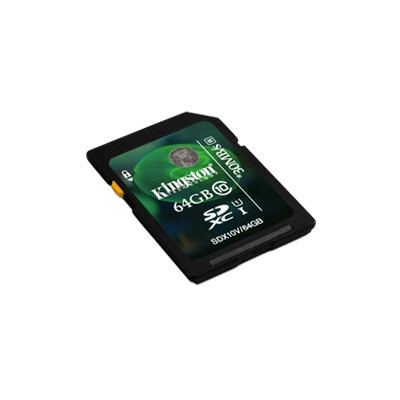 Kingston MEM-SDXC-64 Memoria SD / 64 GB / Clase 10