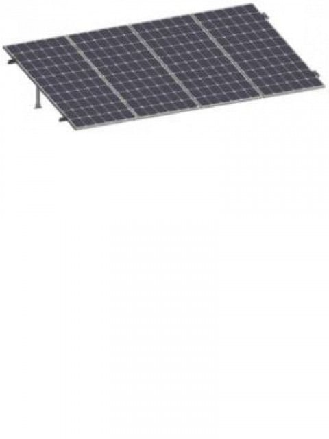 PV ACCESORIOS NXT-SMI-4-30 PV SRI430 - Kit para sistema solar con inclinacion de 15 a 30 en vertical / Para 4 paneles no incluidos