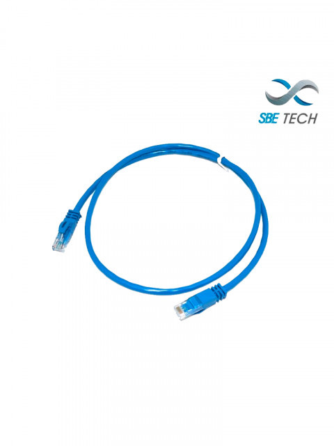SBE TECH SBE-PCC63.0M-BL SBETECH SBE-PCC63.0M-BL - Cable de Parcheo Cat 6 color azul de 3 metros/ Bota inyectada y moldeada