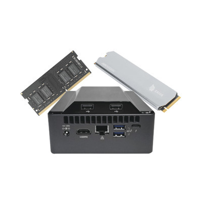 Syscom NUCI7-4G-512G Kit Estacion de Trabajo Basica / Core i7 / RAM 4GB / SSD 512GB