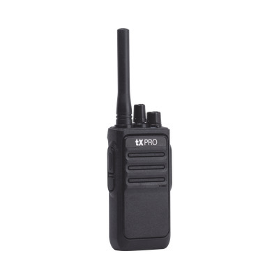 TX PRO TX320M Paquete de 2 radios portatiles TX320 UHF 400-470 MHz 16 canales 2 Watts de potencia SUPER Eficientes.