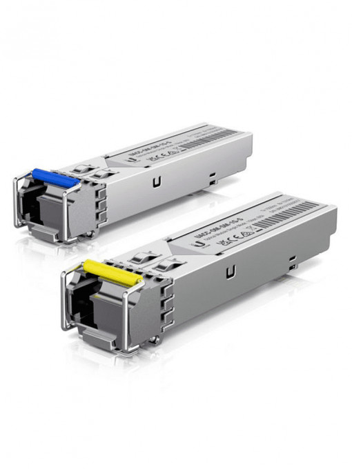 UBIQUITI UBI1880005 Ubiquiti UACC-OM-SM-1G-S-2 - Modulo SFP MonoModo/ Transceptor Mini Gbic/ Rendimiento hasta 1.25Gbps/ Conector tipo LC/ Conexion hasta 3Km
