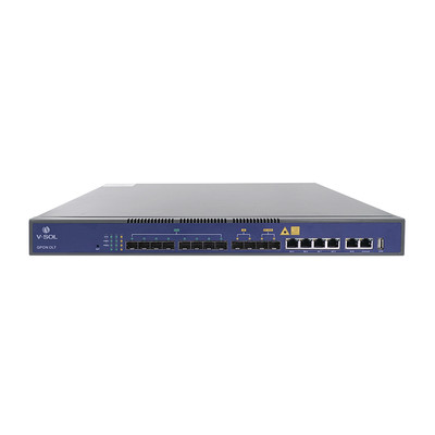 V-SOL V1600G-1B OLT de 8 puertos GPON con 8 puertos Uplink (4 puertos Gigabit Ethernet 2 puertos SFP 2 puertos SFP) hasta 1 024 ONUs