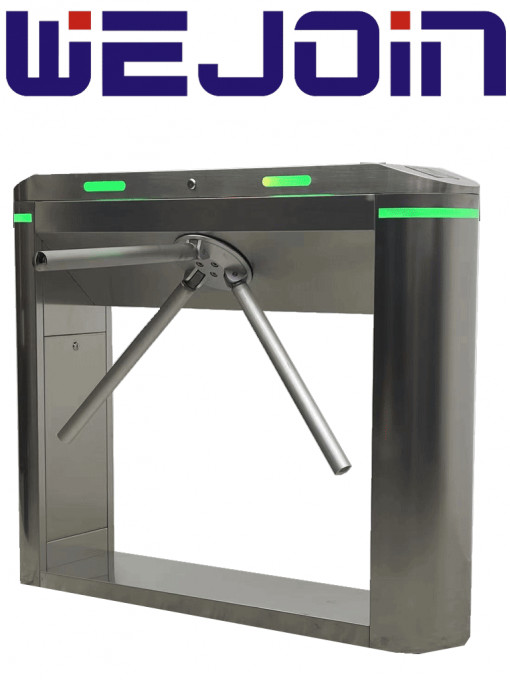 WEJOIN WJN0930001 WEJOIN WJTS212 - Torniquete Automatico Motorizado con Servo Motor / 3 Millones de Ciclos / Bidireccional / Tipo Puente / Alto Flujo / Acero Inoxidable / Indicador Led / Semi-Exterior