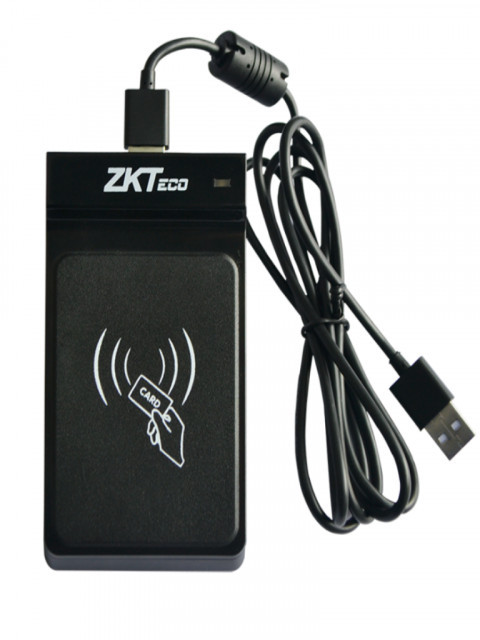ZKTECO CR20E ZKTECO CR20ID - Lector Enrolador de Tarjetas ID/ Puerto USB/ Compatible con IDCARD ZKTECO