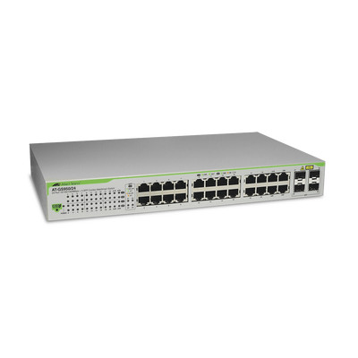 ALLIED TELESIS AT-GS950-24-10 Switch Gigabit WebSmart de 24 puertos 10/100/1000 Mbps (4 x Combo) 4 puertos gigabit SFP (Combo)