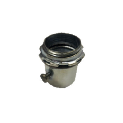CATUSA CATU-3812 Conector 2" (52mm) pared delgada con tornillo galvanizado etiqueta verde