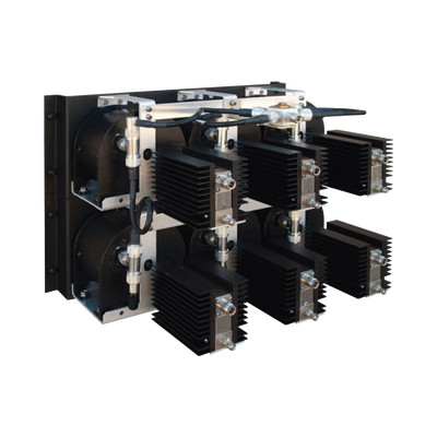 DB SPECTRA DSCC85-08D Combinador de Ceramica en Panel para Rack 19" 851-869 MHz 8 Canales 150 kHz de Sep. min 110 Watt N Hembras / DIN 7-16 Hem.
