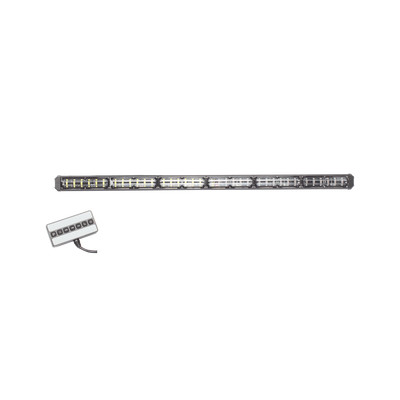EPCOM INDUSTRIAL SIGNALING XLT2136W Barra de luz de advertencia de 6 Modulos de 6 LED 30 Pulgadas Clara
