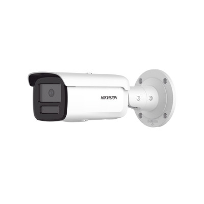 HIKVISION DS-2CD2T87G2H-LI Bala IP 8 Megapixel / Lente 4 mm / Dual Light (60 mts IR 60 mts Luz Blanca / Exterior IP67 / WDR 130 dB / Videoanaliticos (Filtro de Falsas Alarmas) / Captura Facial