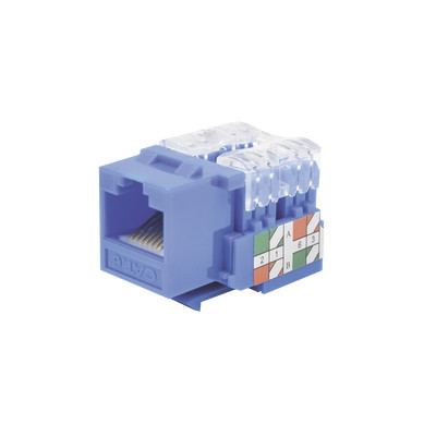 LINKEDPRO BY EPCOM LP-KJ-601-BU Modulo Jack 110 Cat6 Keystone para faceplate - Color Azul
