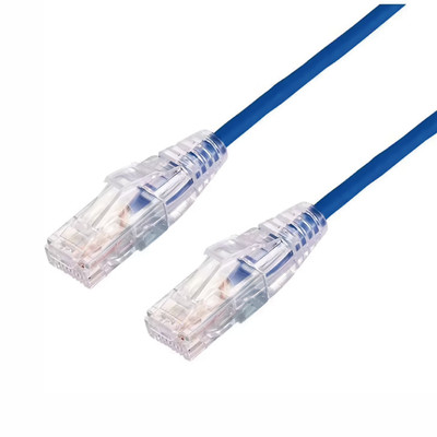 LINKEDPRO BY EPCOM LP-UT6A-200-BU28 Cable de Parcheo Slim UTP Cat6A - 2 m Azul Diametro Reducido (28 AWG)