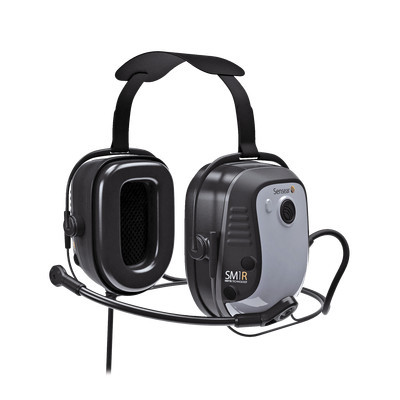 SENSEAR SMR1-ISE1-M11 Protector auditivo IS de diadema por detras de la cabeza con cable integrado para Motorola (MOTOTRBO) slim Motorola Tetra