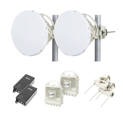 Siklu EH-2500FX-KIT-2FT-EXN Enlace a la velocidad de la fibra Banda Libre en Mexico Sin Interferencia 2 Gbps Reales Full Duplex 5 km