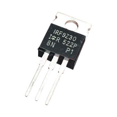 Syscom IRF9Z30 Transistor de Potencia MOSFET Canal P 50 Volt 18 Amp. 0.14 Ohm 74 Watt TO-220AB para Analizador III.
