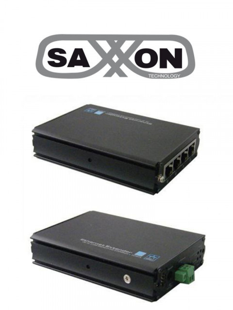 UTEPO UTP704EA1 SAXXON uUTP704 - Extensor IP para 4 puertos de hasta 1000 metros por cable UTPCAT5 para 4 puertos