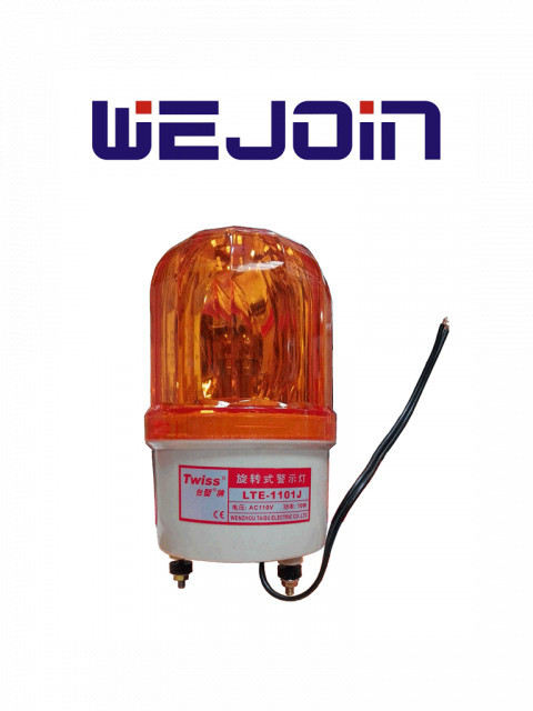 WEJOIN 77311 WEJOIN SECULIGHT - Luz estroboscopica giratoria / Alarma audible / Compatible con barreras vehiculares / Motor deslizante