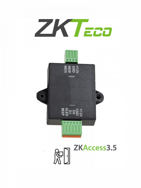 ZKTECO ZKT0730009 ZKTECO WR485 - Convertidor de Conexion RS485 a Wiegand / Compatible con Panel de Control de Acceso C2260