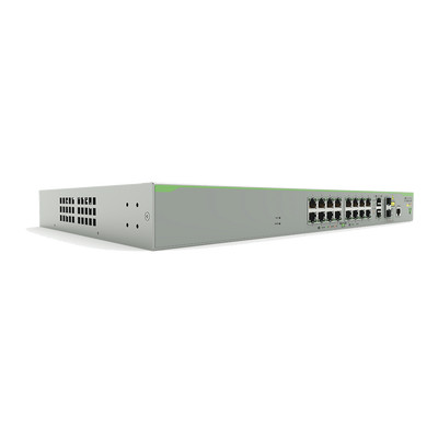 ALLIED TELESIS AT-FS980M-18PS-10 Switch PoE Administrable CentreCOM FS980M Capa 3 de 16 Puertos 10/100 Mbps 2 puertos RJ45 Gigabit/SFP Combo 250W