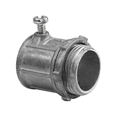 ANCLO ANC-CCL12 Conector de 1/2" para Tubo Pared Delgada con Tornillos Opresores.