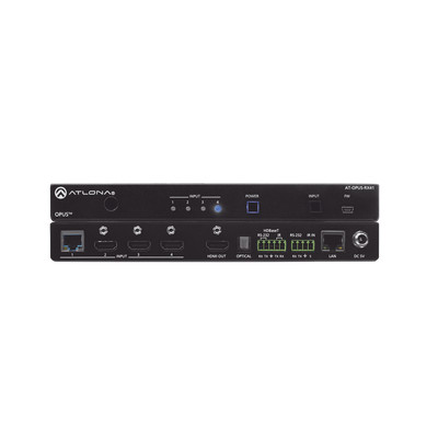ATLONA AT-OPUS-RX41 FOUR-INPUT 4K HDR SWITCHER WITH HDMI AND HDBASET INPUTS
