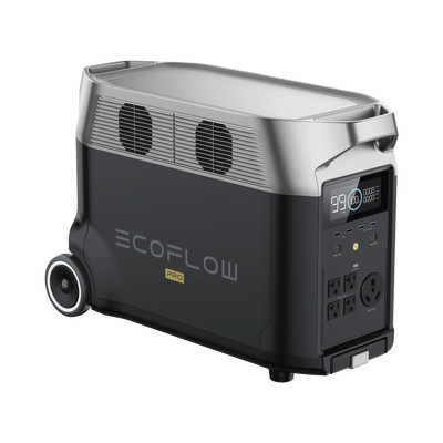 ECOFLOW EFD-500 EcoFlow DELTA PRO Estacion de Energia Portatil 3600Wh / 5 AC 3600W (7200W Pico) / 2 USB-C 200W / Capacidad para Aumentar Respaldo / Cargador de Coche 10A a 12.6V / Conectividad WiFi y