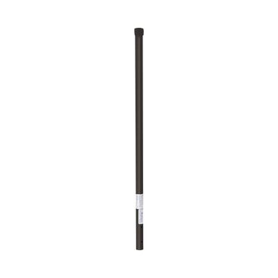 EPCOM INDUSTRIAL SYS-POST-ESQ-3B Poste de ESQUINA color Negro para Cerca Electrificada. Tubo Galvanizado cal. 18 de 1" Diam. y 0.8m Alto con Tapon ideal para 3 aisladores