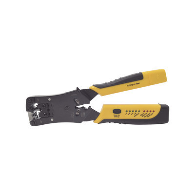 EPCOM POWERLINE EP376C Pinza 3 en 1: Pelacables/ Terminado/ Probador para UTP. Enchufe Modular de Prueba para RJ45/RJ11/RJ22.