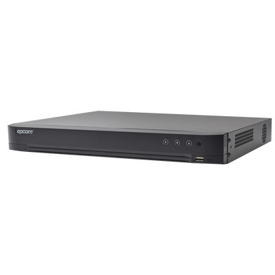 EPCOM PROFESSIONAL EV-4008TURBO-D DVR 5 Megapixel / 3K Lite / 8 Canales TurboHD 4 Canales IP / 1 Bahia de Disco Duro / Audio por Coaxitron / Evita Falsas Alarmas / Salida de Video en Full HD