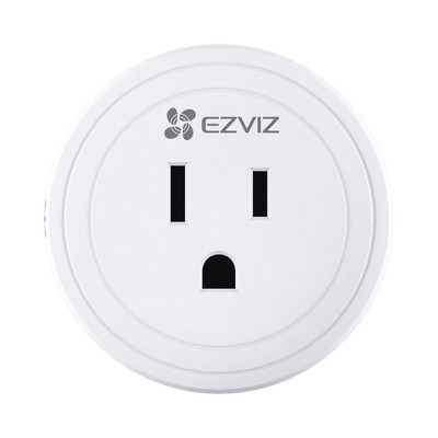 EZVIZ T30 Enchufe Inteligente / Wi-Fi / Control a traves de la Aplicacion Movil / Conecte los Dispositivos del Hogar / Permite Personalizar Horarios / Soporta Asistente de Voz de Google y Alexa