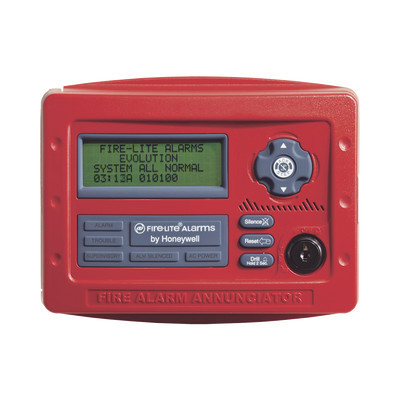 FIRE-LITE ANN-80 Anunciador Serial para Paneles Direccionables Fire-Lite Color Rojo