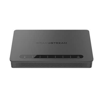 GRANDSTREAM GWN7001 Router Gigabit VPN / Balanceador de cargas / 30 000 sesiones NAT / 6 puertos 10/100/1000 Mbps (WAN/LAN) / Compatible con GWN Cloud.