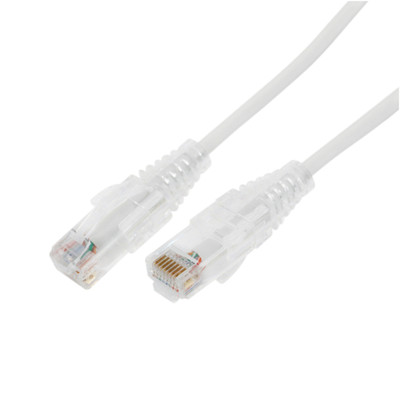 LINKEDPRO BY EPCOM LP-UT6A-300-WH28 Cable de Parcheo Slim UTP Cat6A - 3 m Blanco Diametro Reducido (28 AWG)