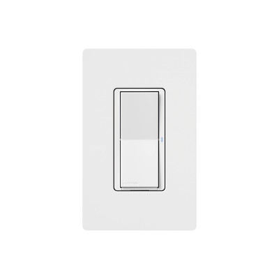 LUTRON ELECTRONICS DVRF5NSWH Interruptor Inteligente Caseta On/Off color blanco Requiere cable neutro.