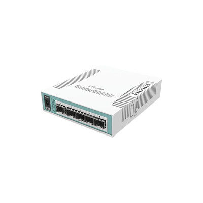 MIKROTIK CRS106-1C-5S Cloud Core Switch de 6 Puertos SFP 1 Puerto Combo TP/SFP