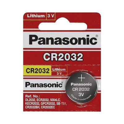 PANASONIC CR2032 Bateria de litio CR2032 de 3 V 225 mAh ( Bateria no recargable )