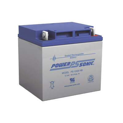POWER SONIC PS-12400-NB Bateria de Respaldo UL de 12V 40AH / Ideal para Sistemas Fotovoltaicos