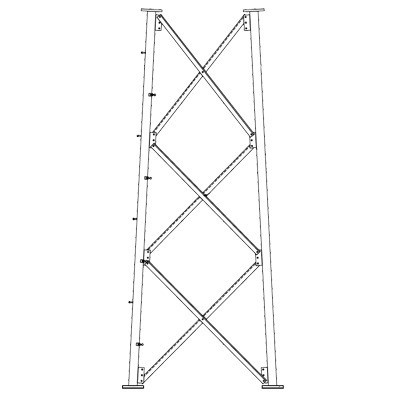 ROHN SSV11N332 Seccion 11 Base para Torre Autosoportada linea SSV (Codigo de Fabrica: 11N332)