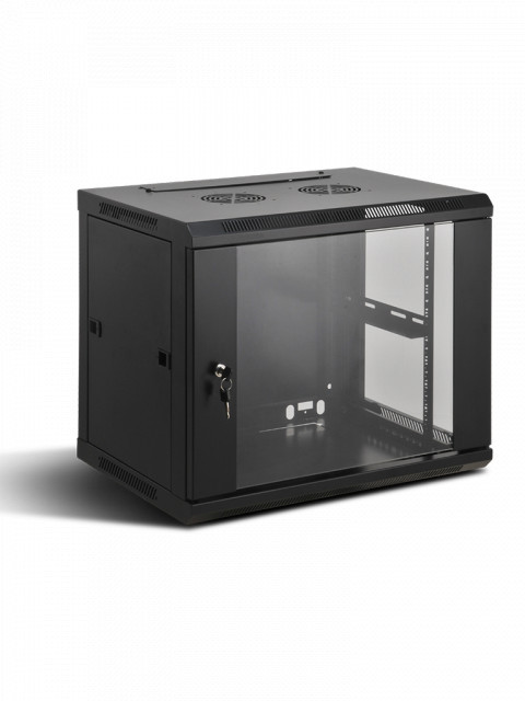 SAXXON TCE439049 SAXXON SA640601 - Gabinete de pared / 6 UR / Fijo / Capacidad de carga de 60 Kg / Ancho 600 mm x profundidad 450 mm x alto 370 mm / Gabinete