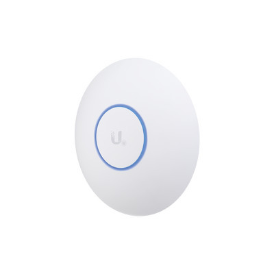 UBIQUITI NETWORKS UAP-AC-SHD Access Point UniFi doble banda 802.11ac Wave 2 MU-MIMO 4X4 airView airTime hasta 500 clientes antena Beamforming PoE 802.3at