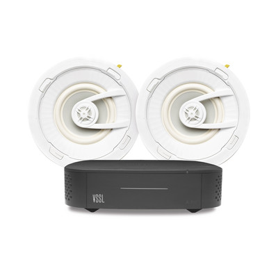 VSSL A1X/2CSG KIT Amplificador VSSL A1X 2 Bocinas para Plafon de 7in TruAudio G72
