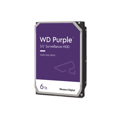 Western Digital (WD) WD63PURZ Disco Duro PURPLE de 6TB / 3 ANOS DE GARANTIA / Para Videovigilancia